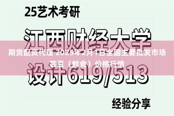 期货配资代理 2025年2月1日全国主要批发市场芸豆（鲜食）价格行情